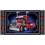 Keep on Trucking 28274 J Semi Truck Panel Quilting Treasures